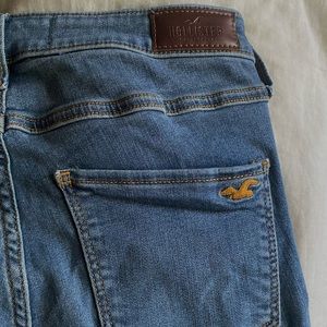 holister skinny wide leg jeans